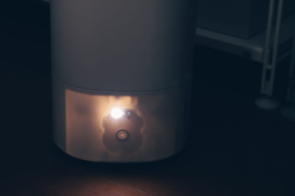 LEDライトの消灯が出来ないので眩しい