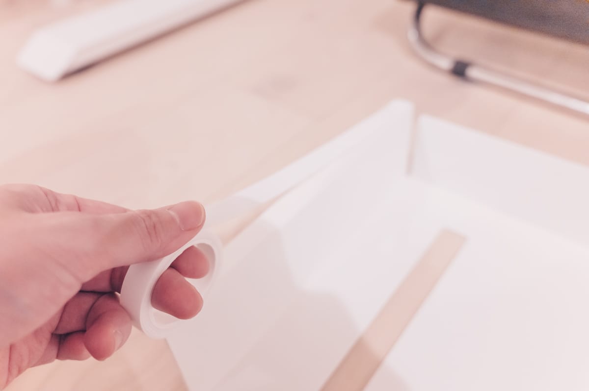 両面テープで取り付けてみる