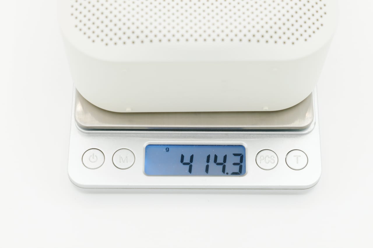 重量は実測で414.3g