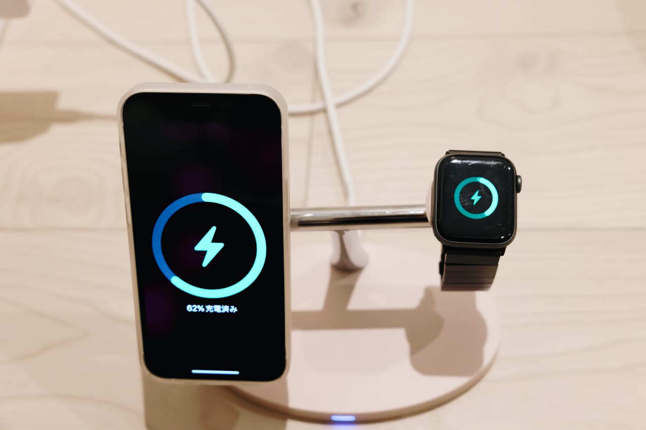 iPhoneとApple Watchを同時に充電
