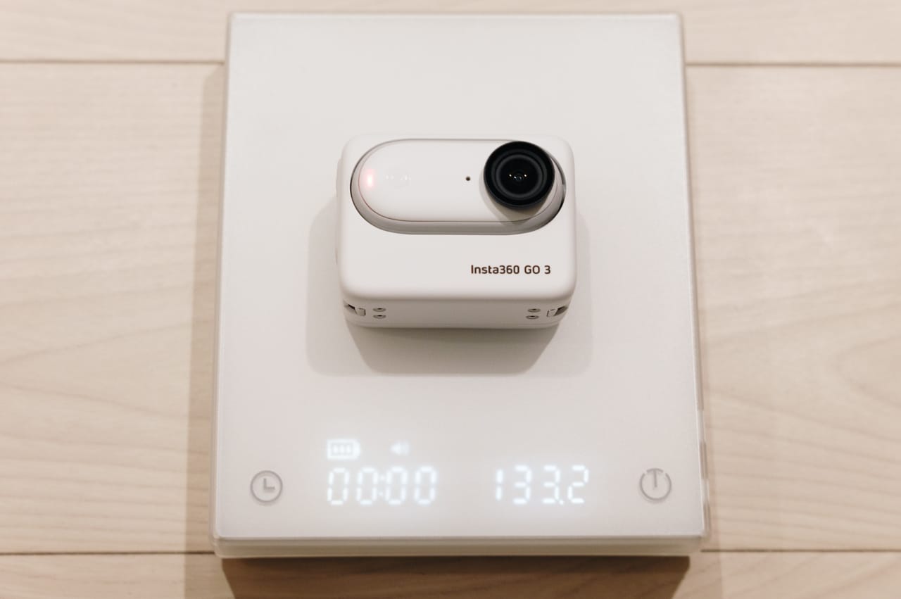 GO 3とアクションポッドを合わせた総重量