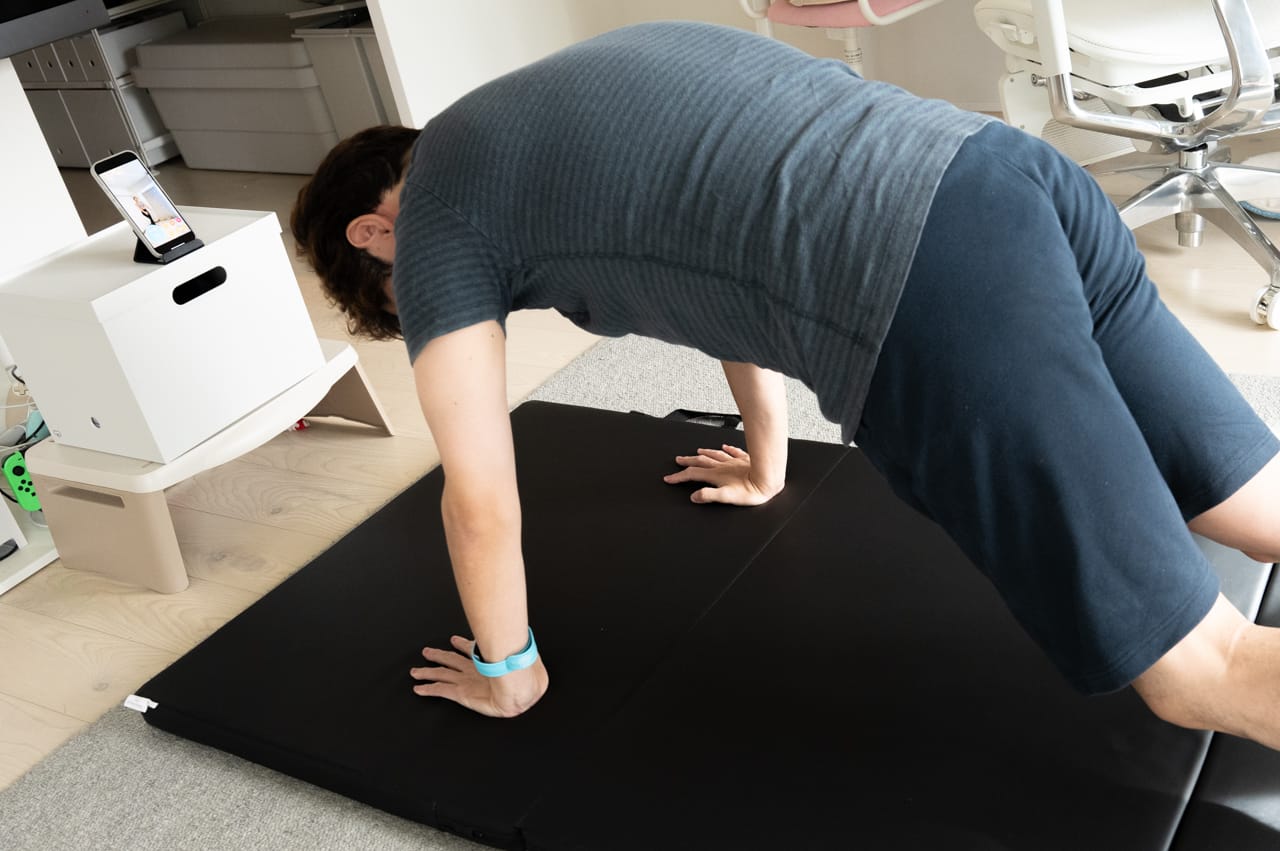 トレーニングをしている様子