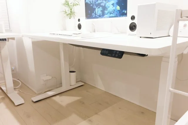 FLEXISPOT E7W ホワイト 電動昇降デスク 楽天市場】スタンディングデスク 昇降デスク 電動 デスク セット