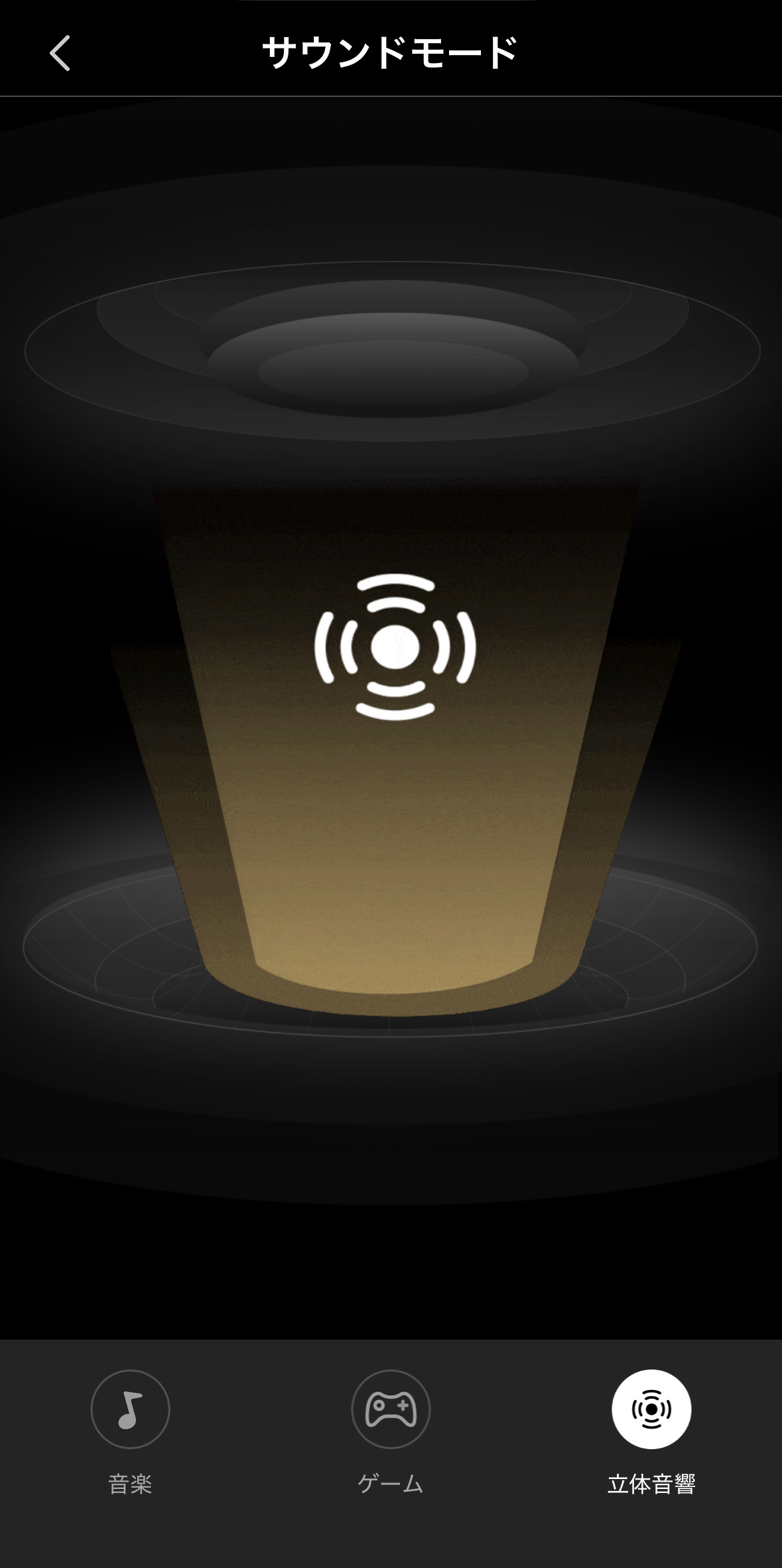 サウンドモード立体音響