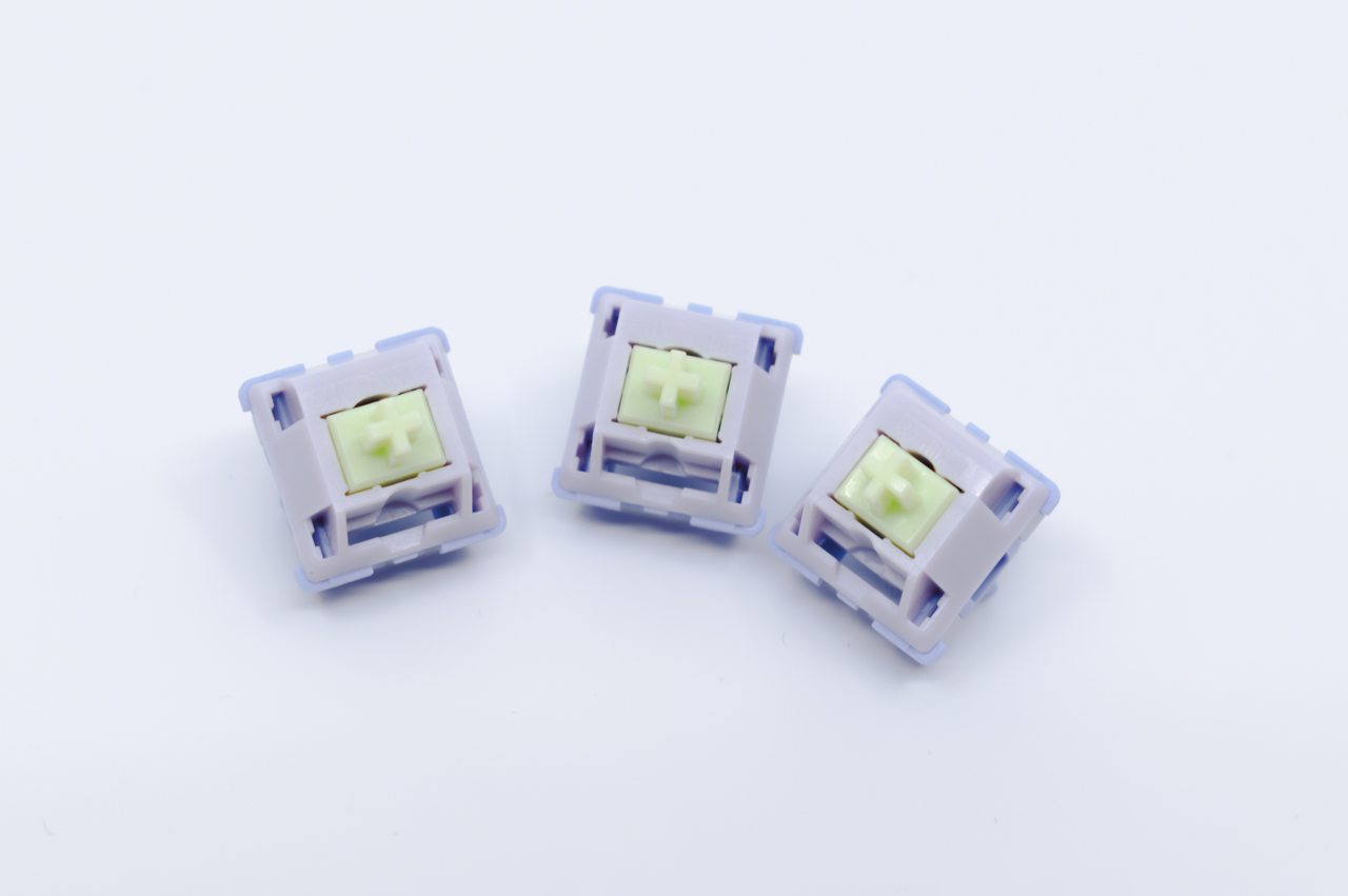 EPOMAKER QK81 レビュー/可愛すぎる75%レイアウトメカニカルキーボード。ノブ付きで音量調節もでき、打鍵感も良好 25 EPOMAKER Wisteria Linear Switch
