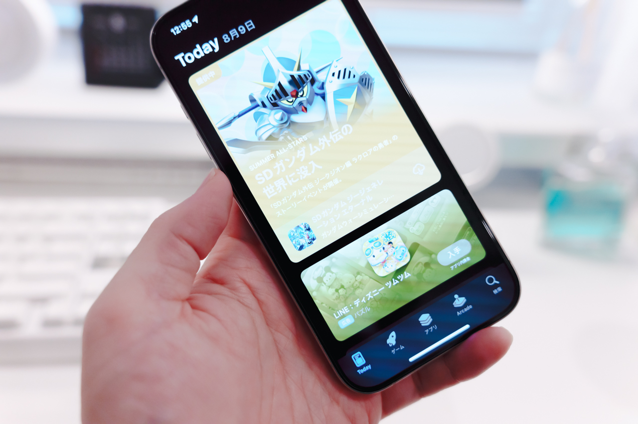 透明度も高く、何も貼ってない時と同様の美しい画面