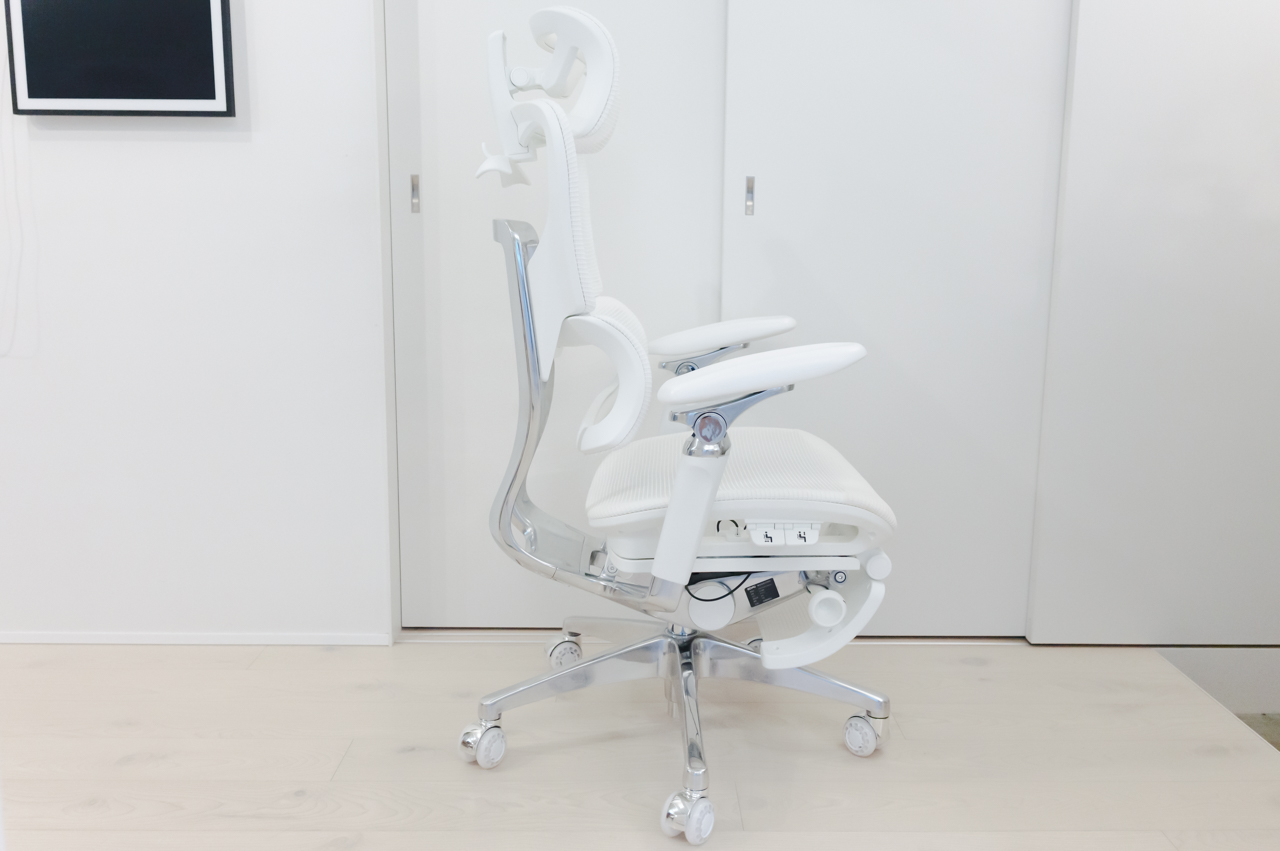 COFO Chair Premium 2 レビュー/進化したキャスターとアームレストが凄すぎる…!フローリングにも最適なオフィスチェア 25 チェア側面