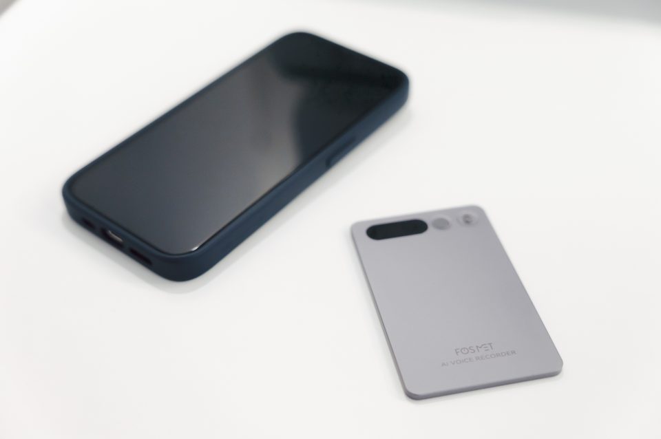 FOSMET X Note Rec10 レビュー／超薄型のAIボイスレコーダー。専用ケースはMagSafeに対応し使い勝手が良い
