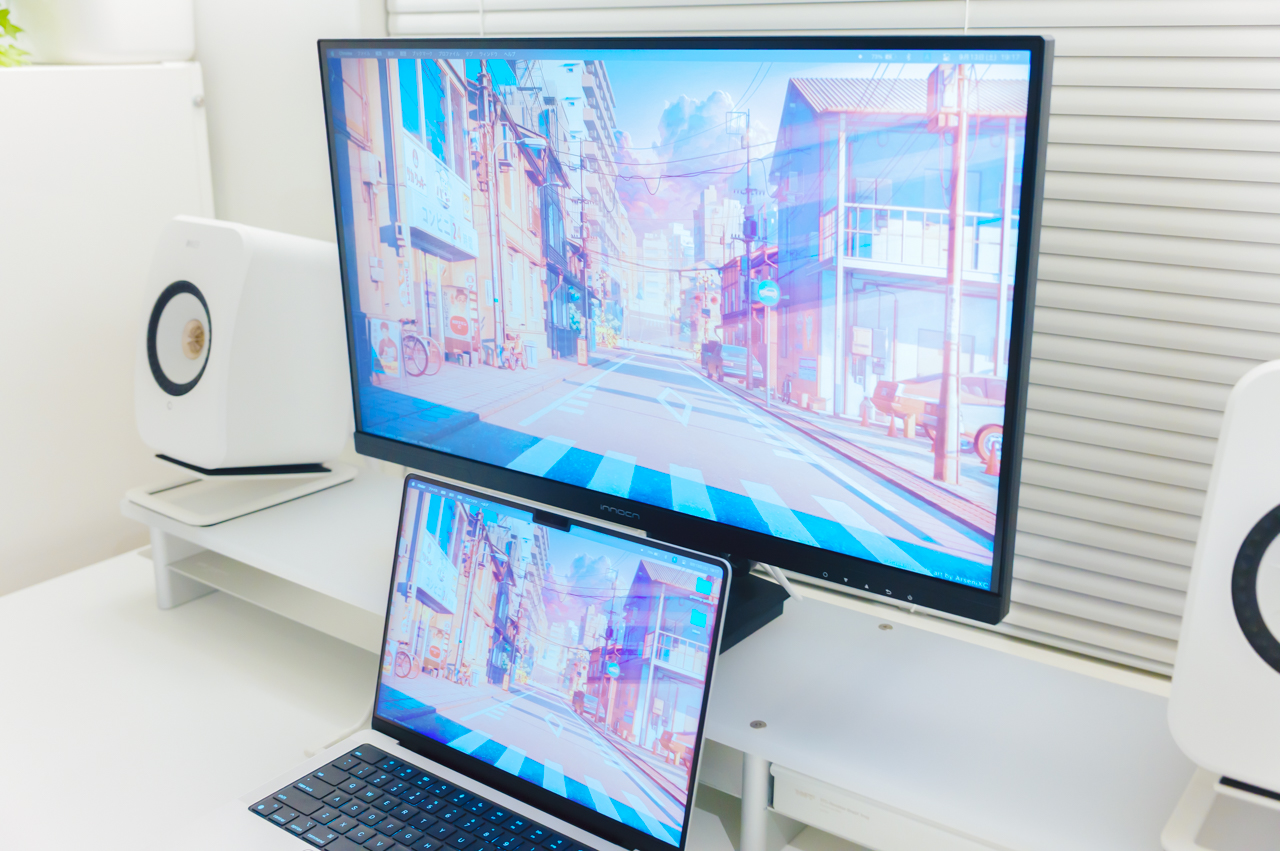INNOCN 27D1U レビュー/簡単にMacと色を揃えられるコスパぶっ壊れ27インチ4Kモニター 2 INNOCN 27D1U