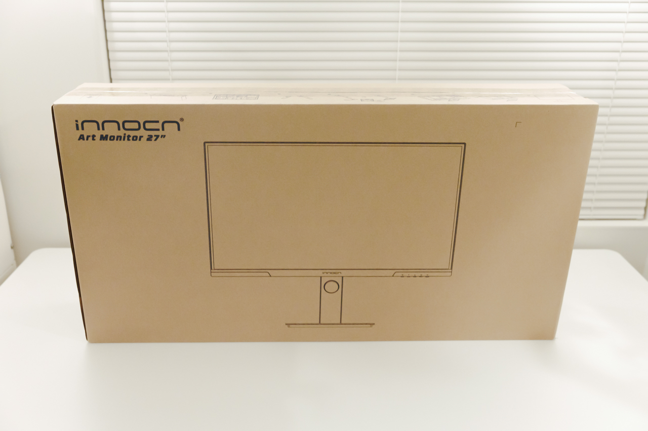 INNOCN 27D1U レビュー/簡単にMacと色を揃えられるコスパぶっ壊れ27インチ4Kモニター 5 梱包段ボール
