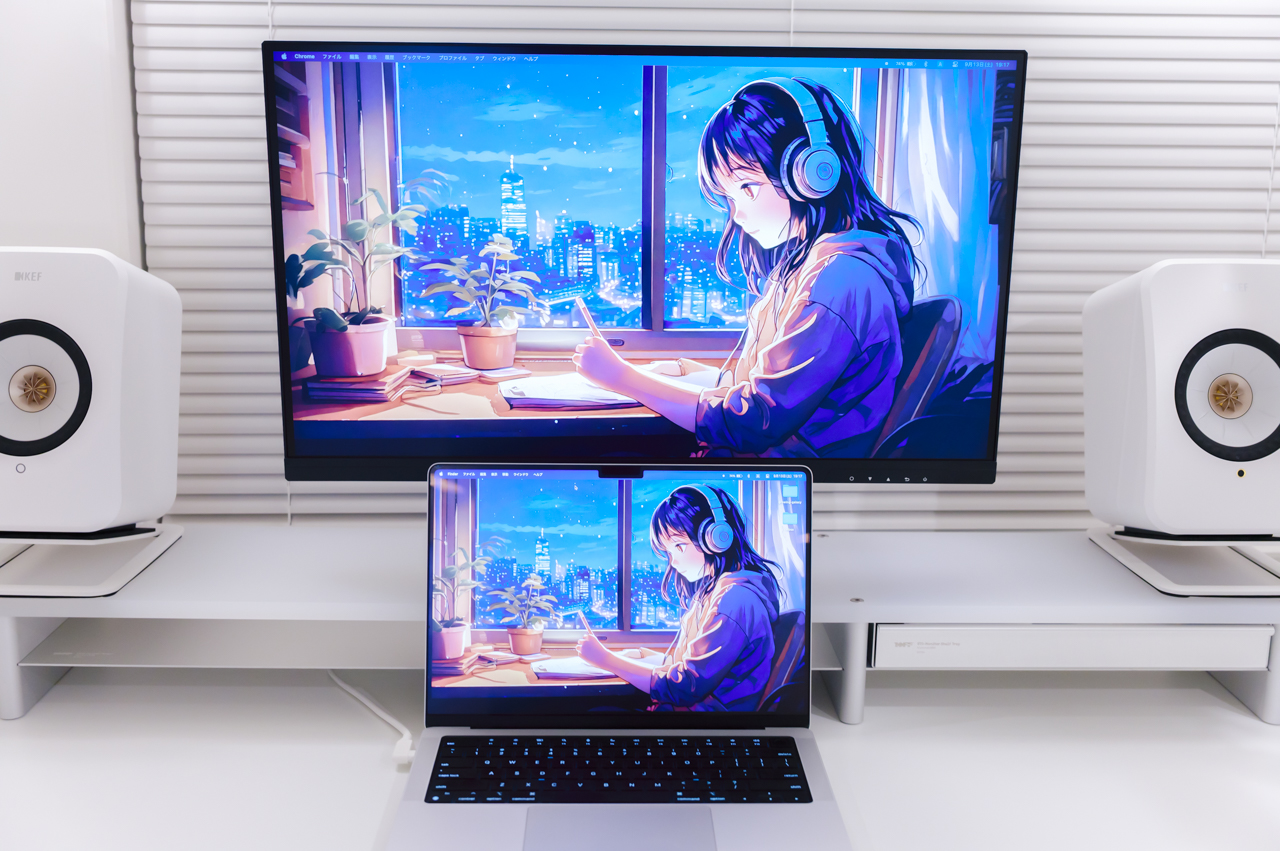 INNOCN 27D1U レビュー/簡単にMacと色を揃えられるコスパぶっ壊れ27インチ4Kモニター 37 約3万円でMacと色合わせるモードがあるのは凄い