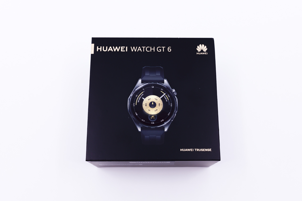 HUAWEI WATCH GT 6 レビュー/驚異的なバッテリー持ちを実現したスマートウォッチ。スポーツにも日常使いにも使え、高級感あるデザインが特徴 6 パッケージ表面