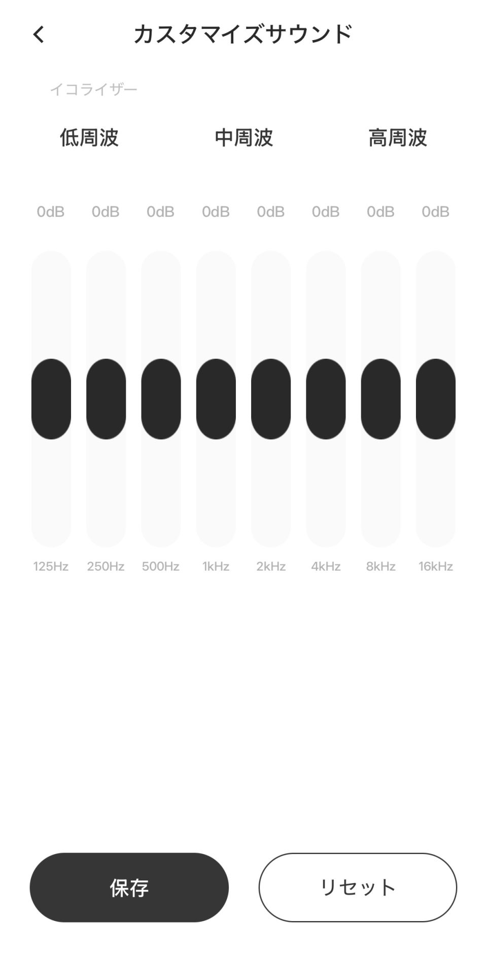 カスタムイコライザー