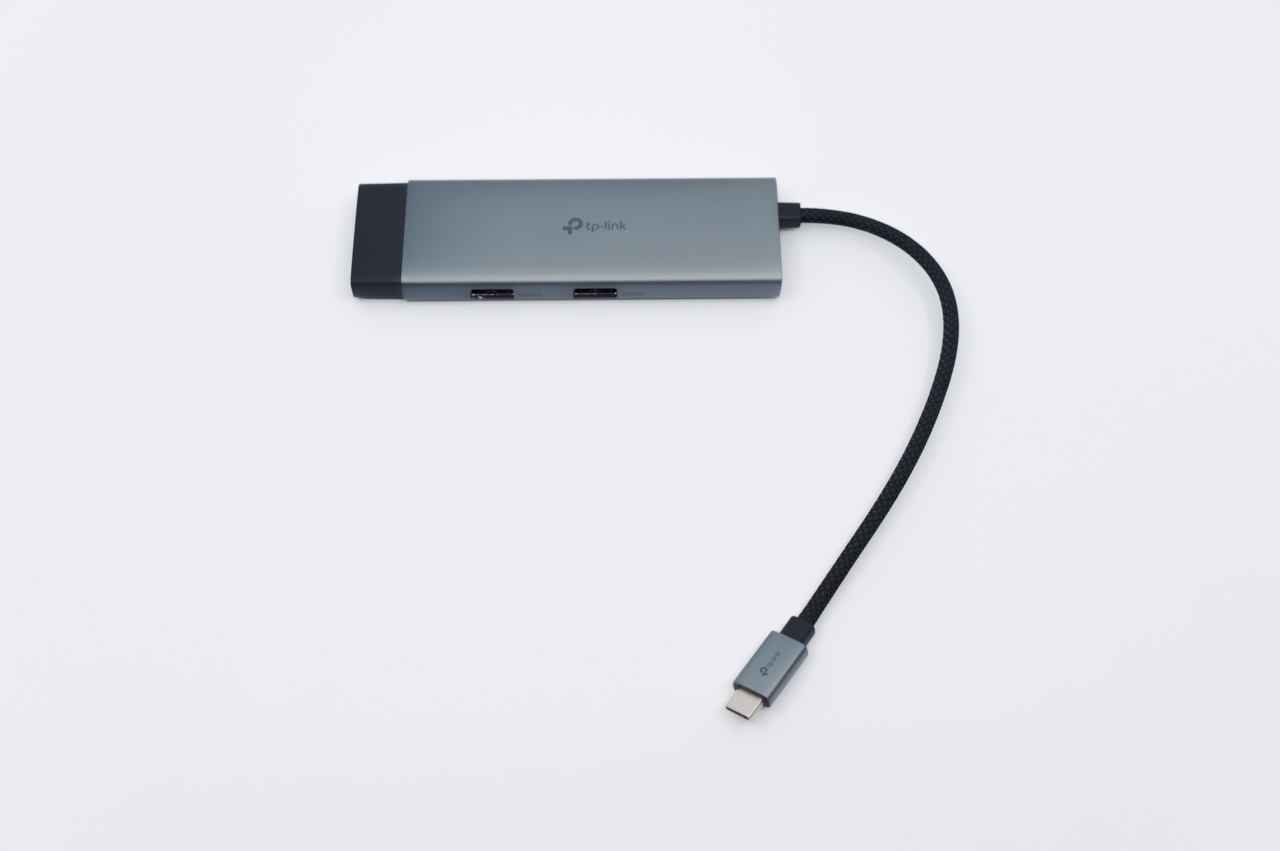 TP-Link 7 in 1ハブ UH7021C レビュー/1台で大幅にポートを増やせるUSBハブ。コンパクトでMacBookとの相性は抜群 9 本体外観
