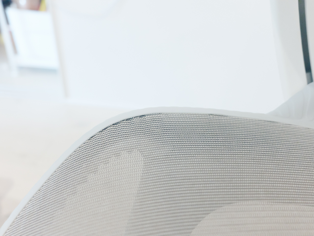 今にもメッシュが剥がれそう