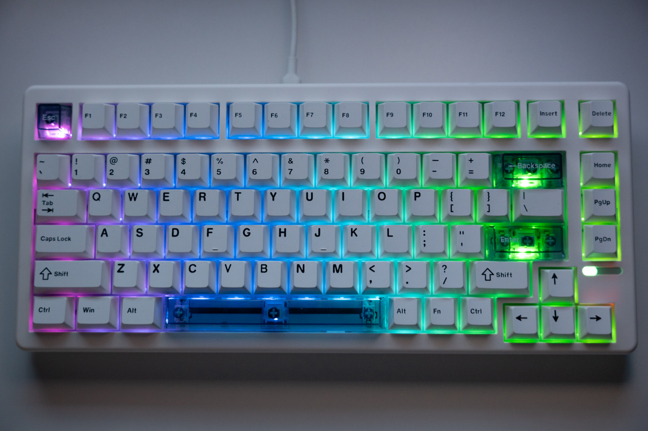 ライティングの様子