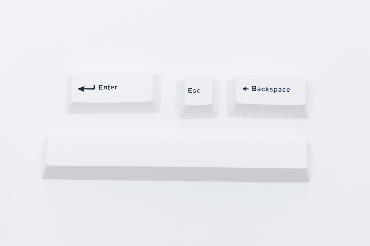 付属のキーキャップ