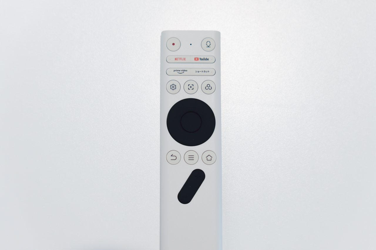 付属のリモコン