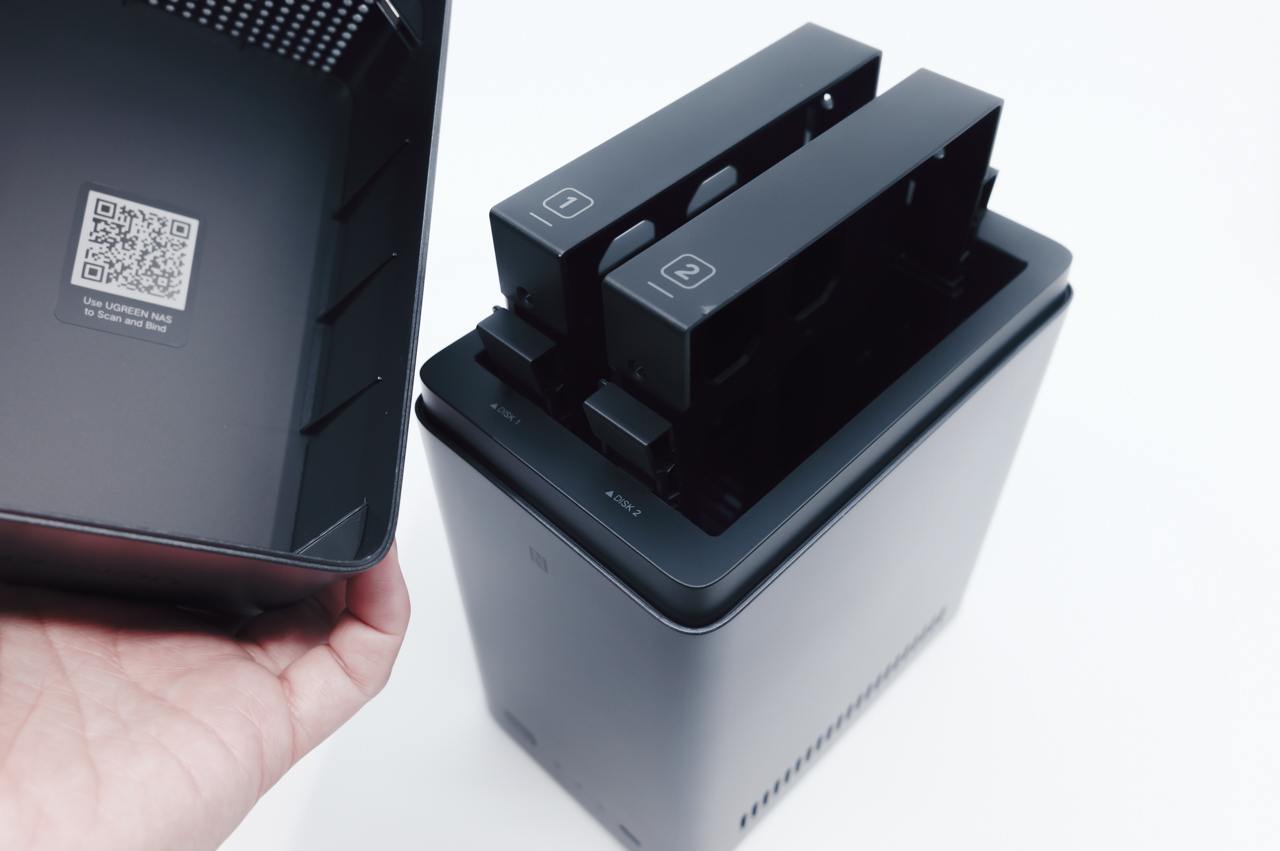 蓋を外すとドライブマウントが見える