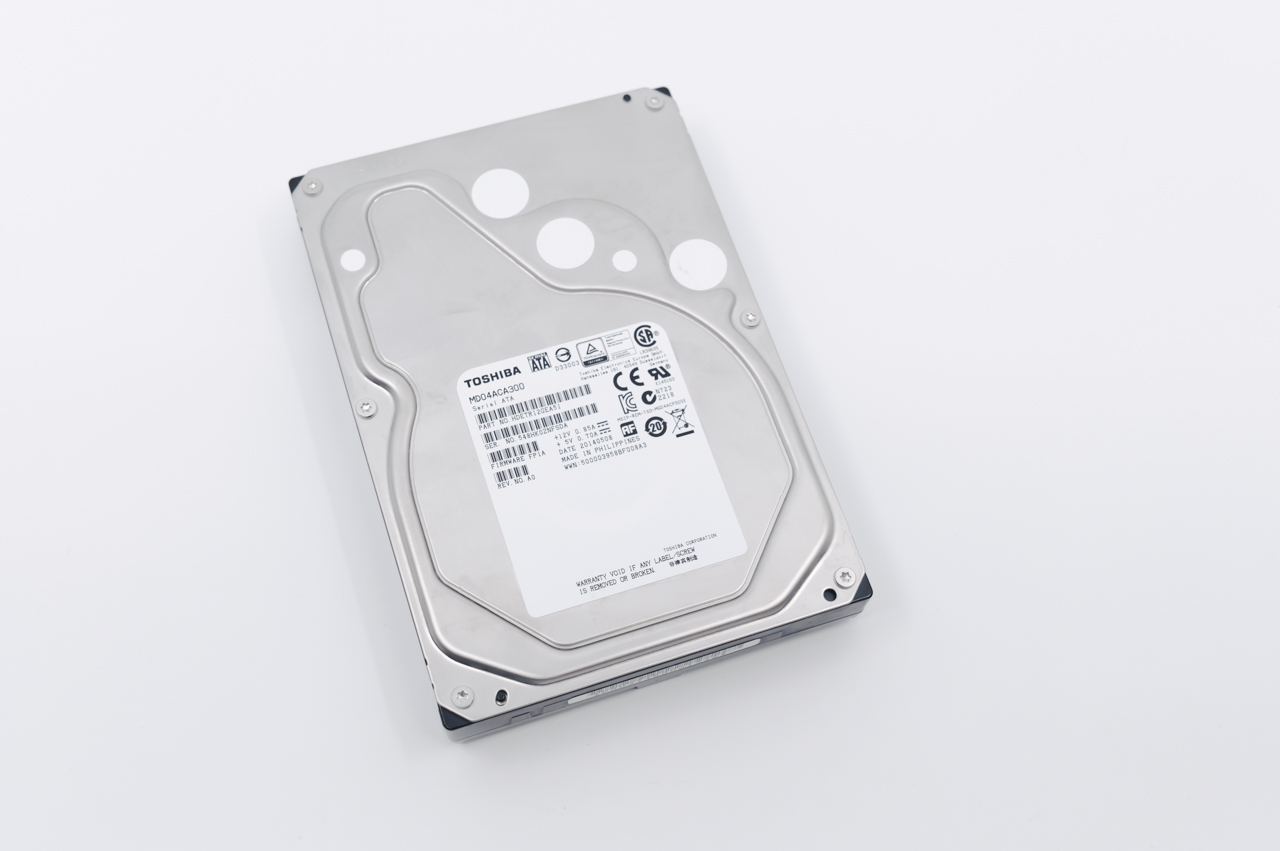 今回使うHDD