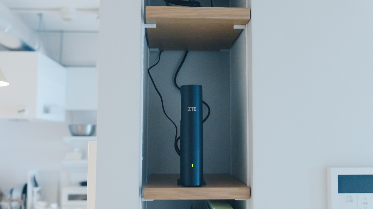 コンパクトなので狭い空間でも設置できる