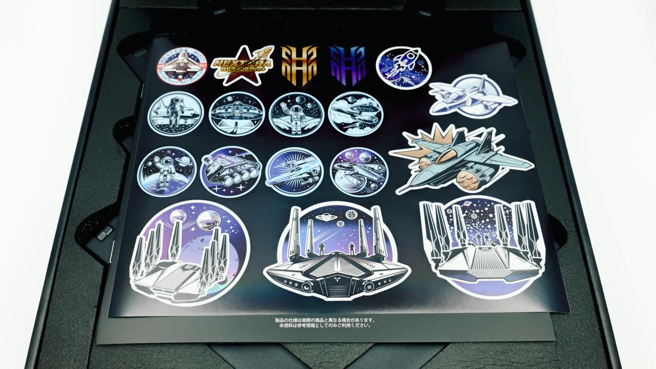 付属のステッカー