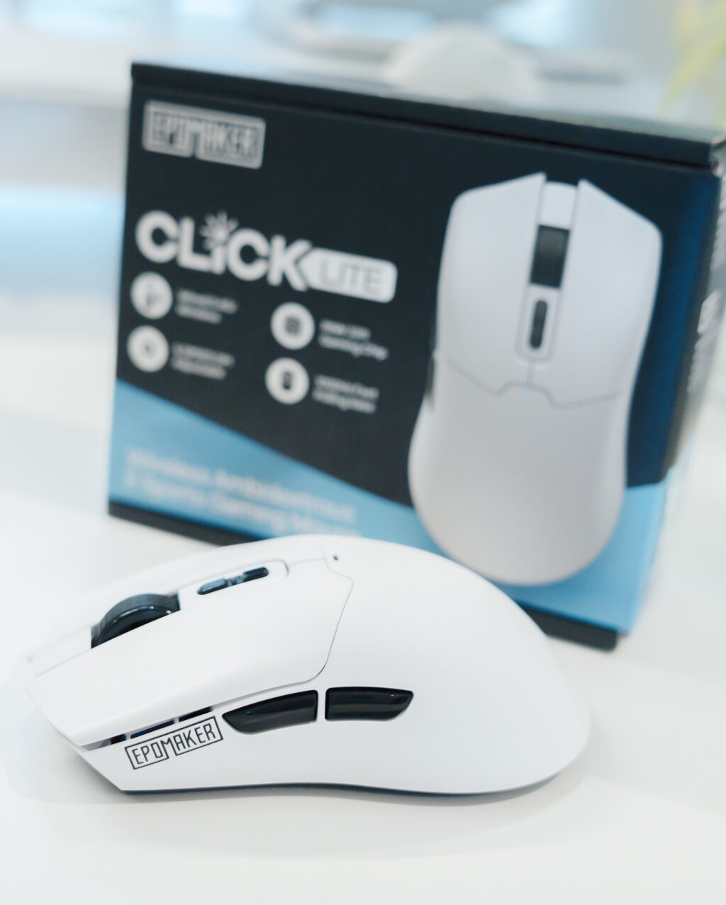 EPOMAKER Click Lite Mouseレビュー／59g・3WAY接続で4,000円台の入門ゲーミングマウス