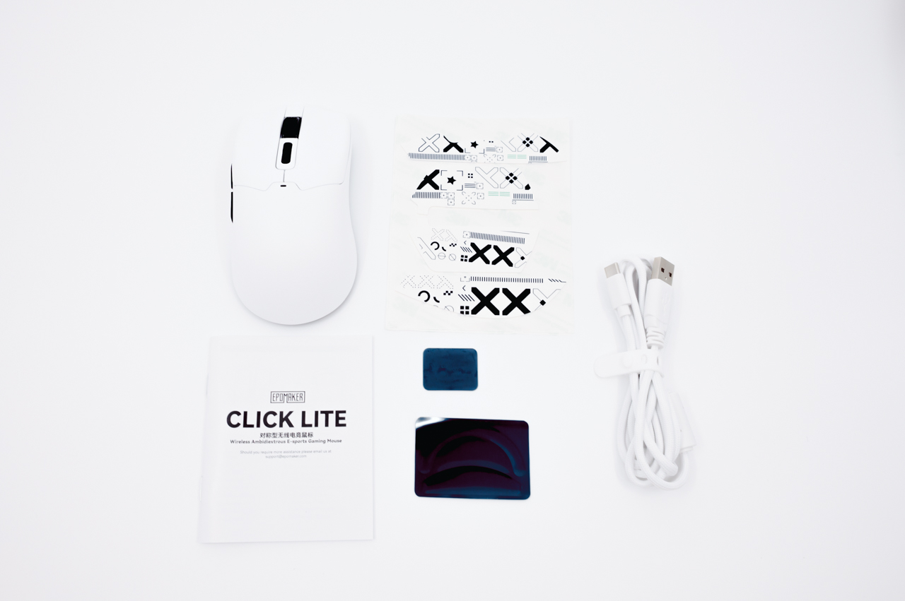 EPOMAKER Click Lite Mouseのパッケージ内容