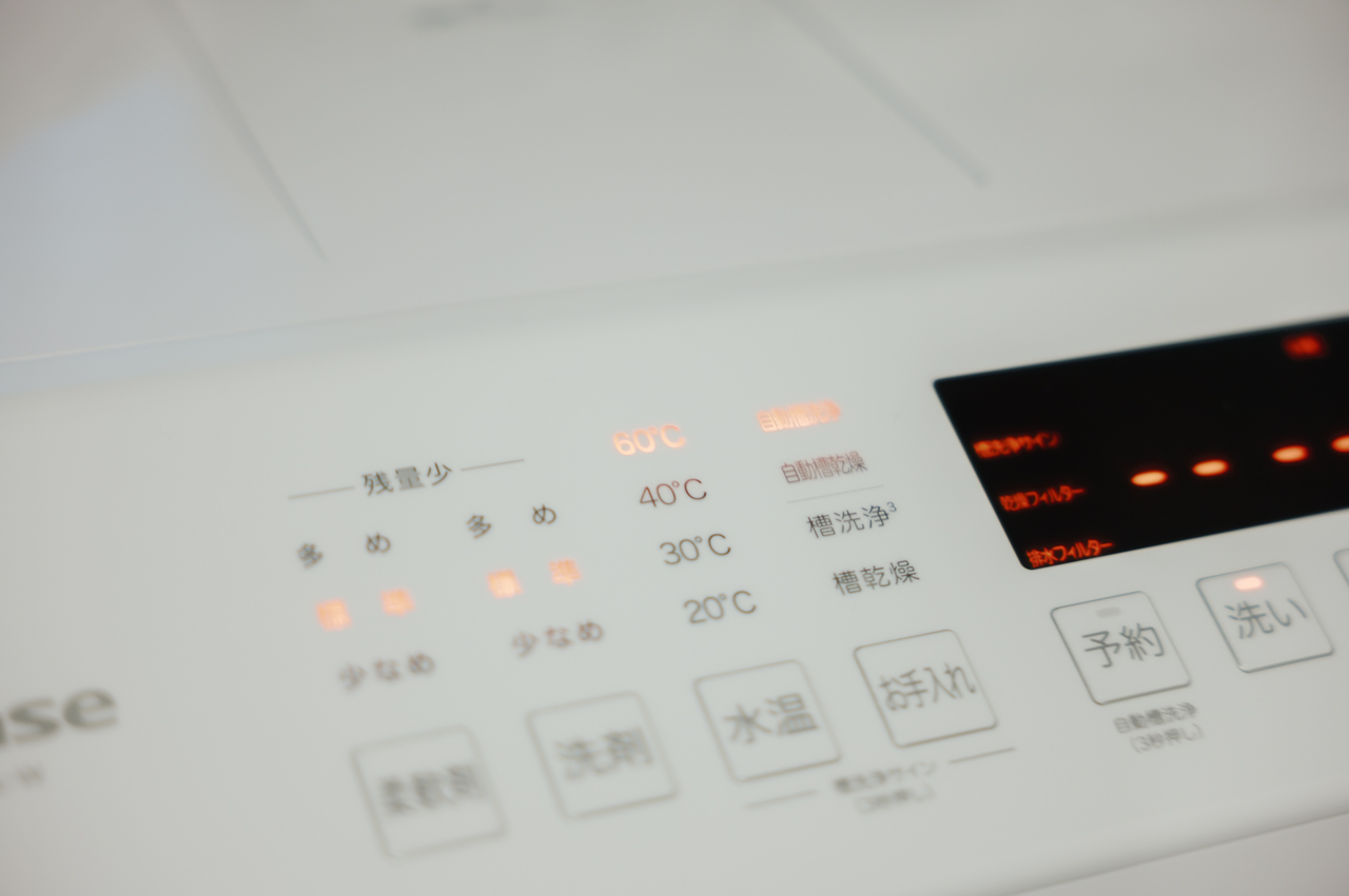 60℃の温水洗浄に対応