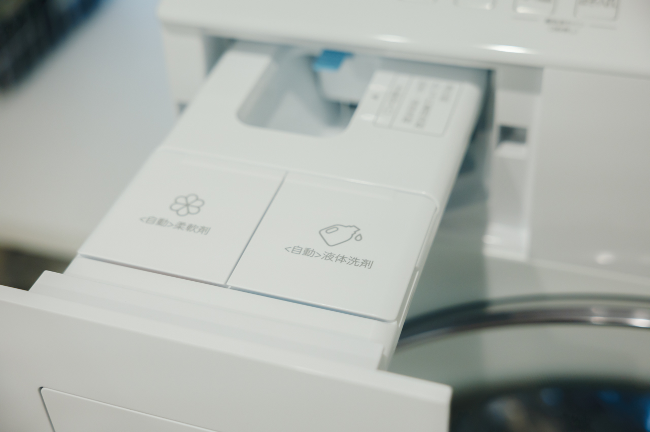 洗剤・柔軟剤の自動投入