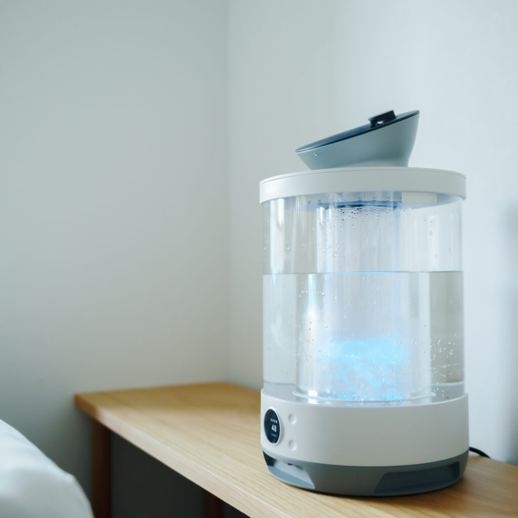 Morus Muon 4 レビュー／沸騰する水の様子が見える美しいデザインのスチーム式加湿器