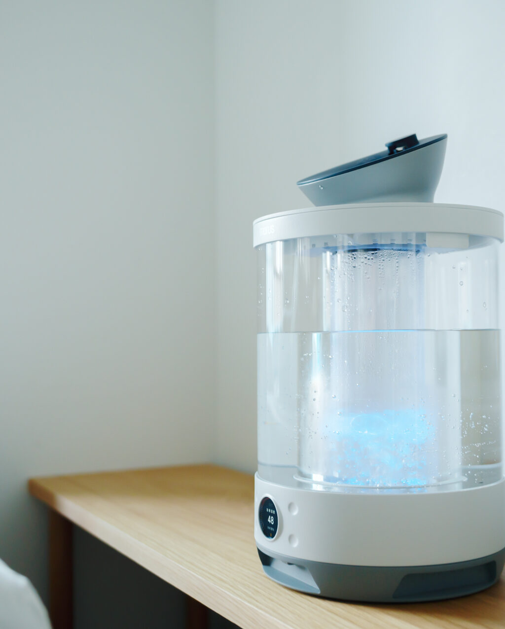 Morus Muon 4 レビュー／沸騰する水の様子が見える美しいデザインのスチーム式加湿器